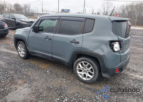 2017 Jeep Renegade Sport Fwd из США, поврежденный, VIN ZACCJAAH9HPE99259